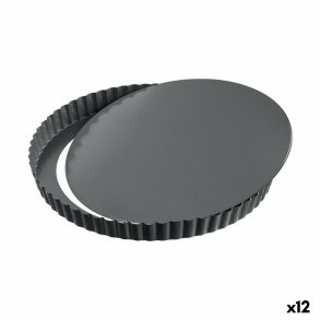 Aftagelig form Quttin Sort Kulstofstl 32 x 2,8 cm (12 enheder)