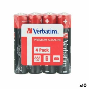 Alkalinebatterier Verbatim 1,5 V LR06 4 Dele (10 enheder)