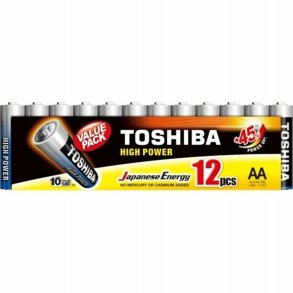Batterier Toshiba High Power LR6 1,5 V