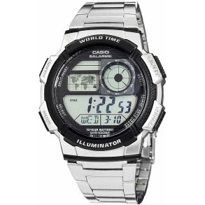 Herreur Casio AE-1000WD-1AVEF Digital Akryl Sort Gr Slvfarvet ( 45 mm)