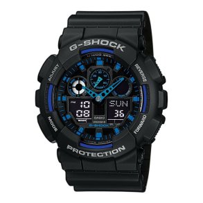 Herreur Casio G-Shock GA-100-1A2ER  51 mm Sort Multifarvet