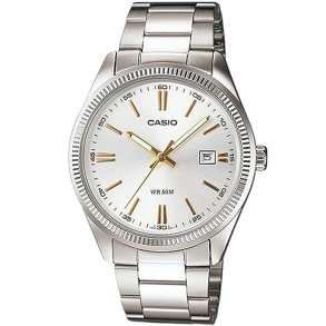 Herreur Casio DATE - SILVER, GOLD INDEXES ( 39 mm)