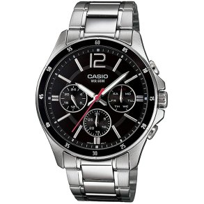Herreur Casio MULTIFUNCTION CALENDAR - BLACK Sort Slvfarvet ( 43,5 mm) ( 35 mm)