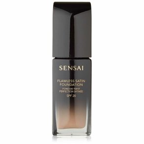 Flydende makeup foundation Lawless Satin Foundation Sensai 202-Ochre beig (30 ml)