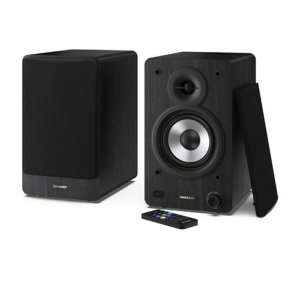 PC-hjttalere Sharp Bookshelf Speakers Sort 60 W
