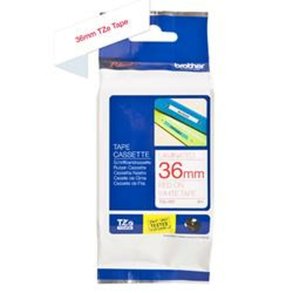 Lamineret tape til mrkningsmaskiner Brother TZe-262 Rojo/Blanco