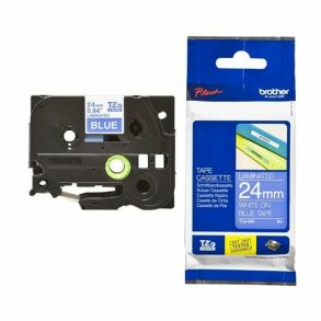 Original Matrix Tape Brother Cinta laminada 24mm Hvid/Bl 24 mm