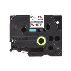 Lamineret tape til mrkningsmaskiner Brother TZESL261 Hvid Sort (1 enheder)