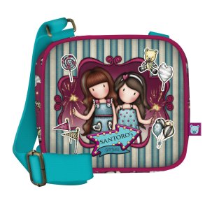 Skuldertaske Gorjuss Fireworks Rdbrun (16.5 x 15 x 6.5 cm)