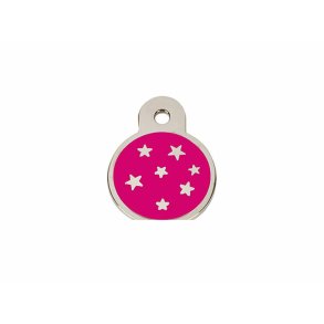 Identifikationsplade Imarc PetScribe Passion Pink Slvfarvet