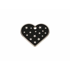 Identifikationsplade Imarc PetScribe Passion Sort Slvfarvet