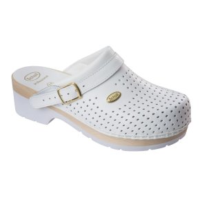 Tr�sko Scholl Clog Hvid