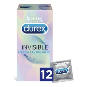 Usynlige, ekstra sm�rende Kondomer Durex 5052197049169 24 enheder (12 uds)