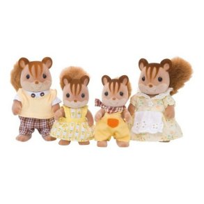St med dukker   Sylvanian Families 4172 Family Ecureuil Roux
