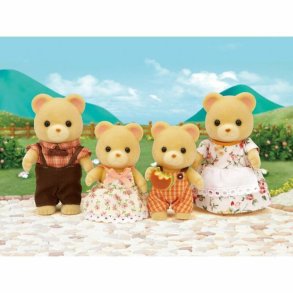 St med dukker Sylvanian Families Bear family