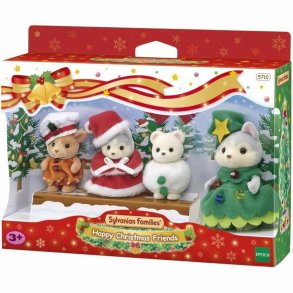 Tilbehr til dukkehus Sylvanian Families Happy ChristmaS Friends