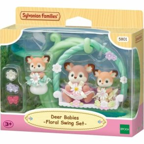 Samlet figur Sylvanian Families Ciervo beb y columpio dyr