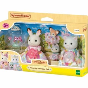 Samlet figur Sylvanian Families Princesas con vestidos de flores Prinsesse