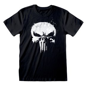 Kortrmet T-shirt Marvel Logo Sort Unisex