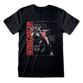 Kort�rmet T-shirt Stranger Things Anatomy of a Demogorgan Sort Unisex