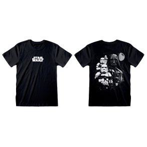 Kortrmet T-shirt Star Wars Collage Sort Unisex