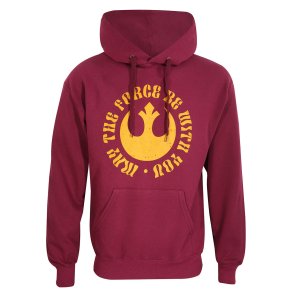 Unisex Httetrje Star Wars May The Force Be With You Bourgogne