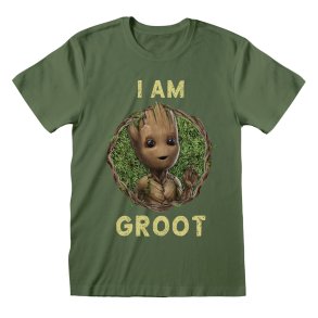 Kortrmet T-shirt Marvel Badge Grn Unisex