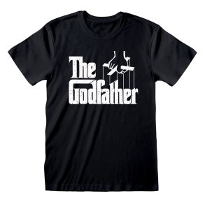 Kortrmet T-shirt The Godfather Logo Sort Unisex
