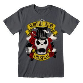 Kortrmet T-shirt The Nightmare Before Christmas Top Hat Jack Grafit Unisex