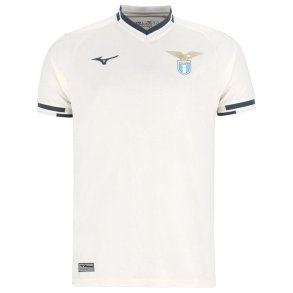 Kort�rmet fodboldtr�je til m�nd Mizuno Lazio Away Hvid