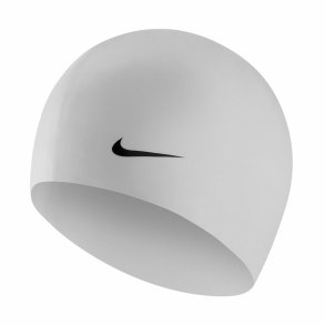 Badehtte Nike CAP 93060 100 Hvid Silikone