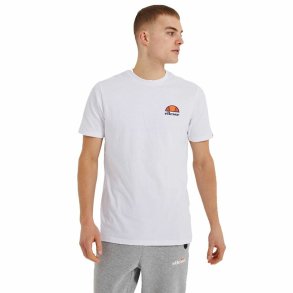 Kortrmet T-shirt til Mnd Ellesse Canaletto Hvid