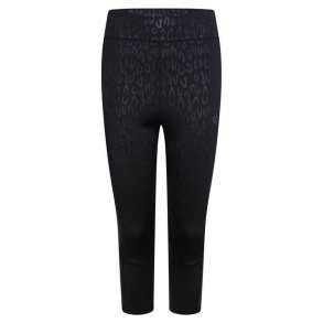 Sport leggins til kvinder Dare 2b Shine Bright 3/4 Sort