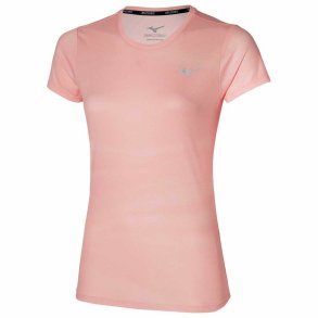 Kort�rmet T-shirt til Kvinder Mizuno Pink