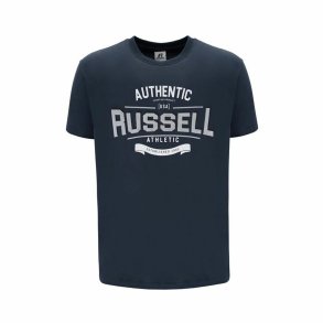Kort�rmet T-shirt til M�nd Russell Athletic Ara M�rkebl�