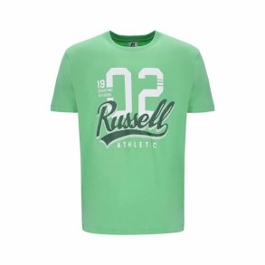 Kortrmet T-shirt til Mnd Russell Athletic Amt A30101 Grn Lysegrn