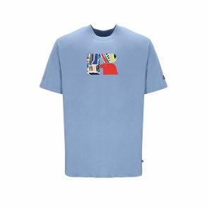 Kortrmet T-shirt til Mnd Russell Athletic Emt E36211 Bl Indigo