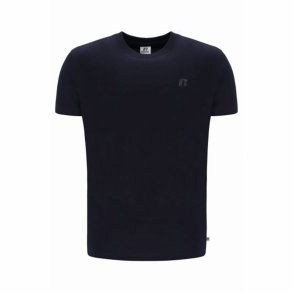 Kortrmet T-shirt til Mnd Russell Athletic Marinebl
