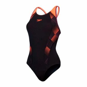 Badetj til Kvinder Speedo Placement Laneback Sort