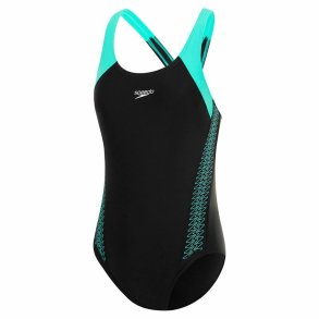Badetj til Kvinder Speedo Hyperboom Splice Racerback Sort Vand
