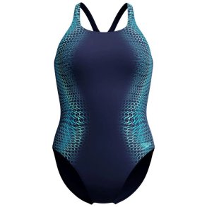 Badet�j til Kvinder Speedo Digital Printed Medalist Bl�