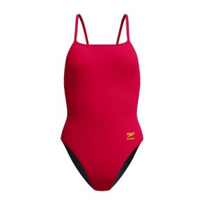 Badet�j til Kvinder Speedo FL Solid Web Back R�d