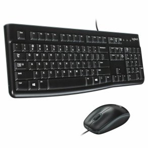Tastatur og mus Logitech 920-002547 Sort portugisisk QWERTY