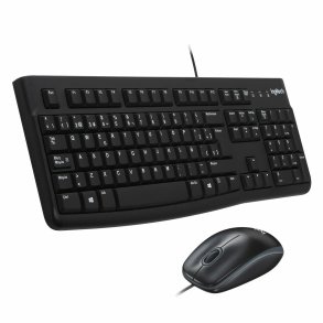 Tastatur og mus Logitech 920-002550 Sort Spansk qwerty