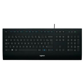 Tastatur Logitech K280E Sort Fransk AZERTY