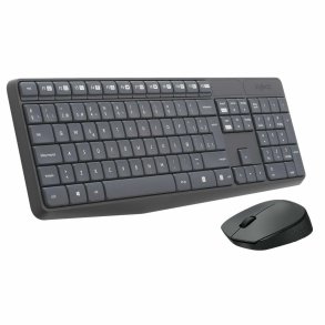 Tastatur og tr�dl�s mus Logitech 920-007919 Gr� Spansk qwerty QWERTY