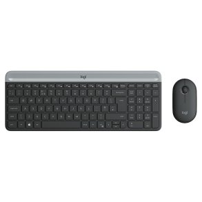 Tastatur og mus Logitech 920-009190 Sort Gr� Fransk AZERTY