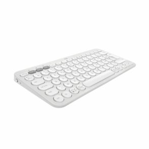 Bluetooth keyboard med tabletst�tte Logitech K380 Fransk Hvid AZERTY