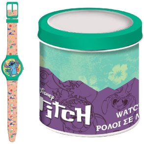 Ur til sm brn Lilo & Stitch LILO & STITCH - TIN BOX  33 mm