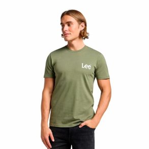 Kortrmet T-shirt til Mnd Lee Medium Wobbly Lee S